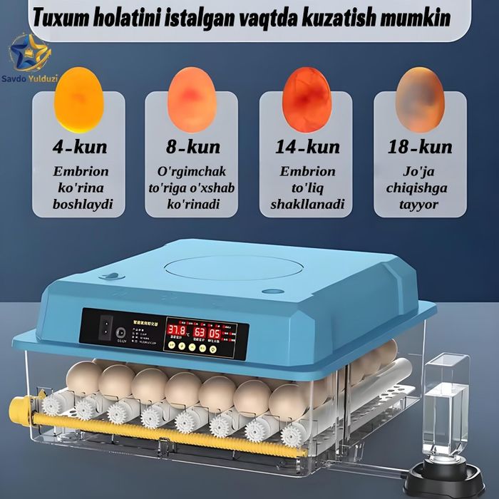 Aqlli avtomatik inkubator