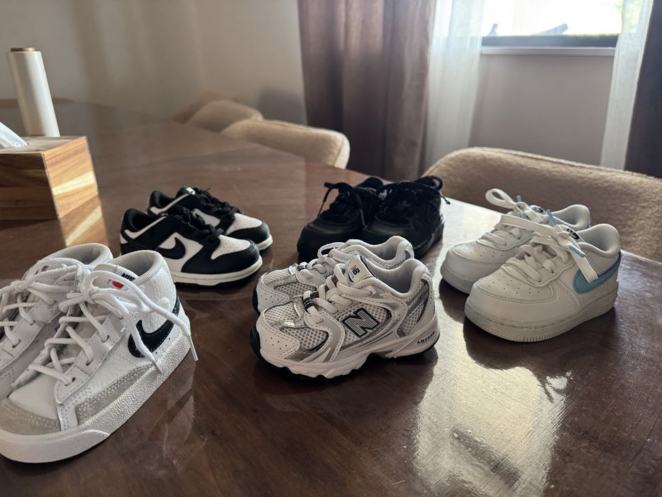 Детски обувки Nike 22 и New balance 21 calvin klein