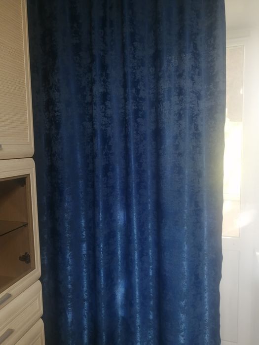 Комплект тюль со шторами