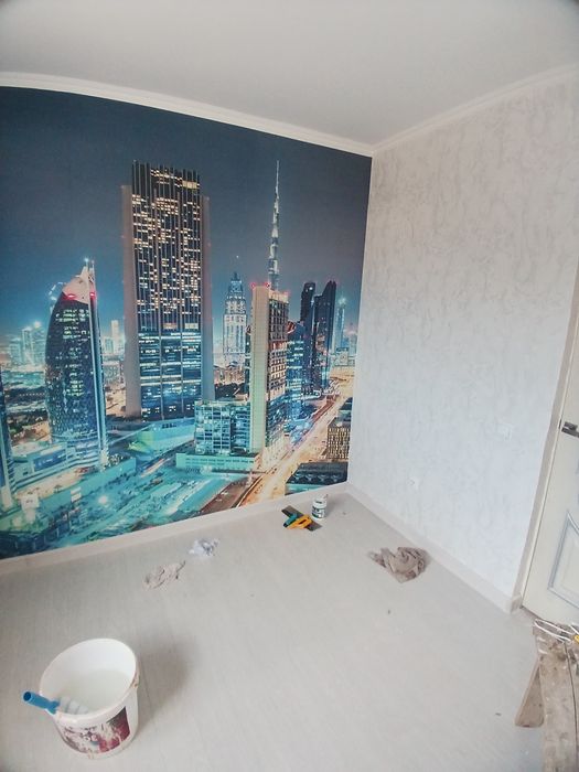 Поклейка обой и ремонт квартир.