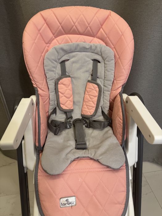 Столче за хранене Lorelli - Party, Mellow Rose Leather