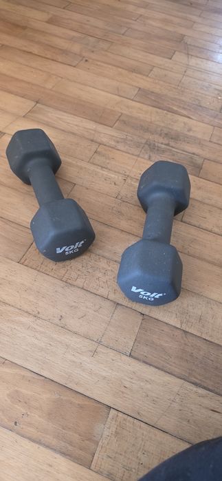set gantere 10 kg din fonta