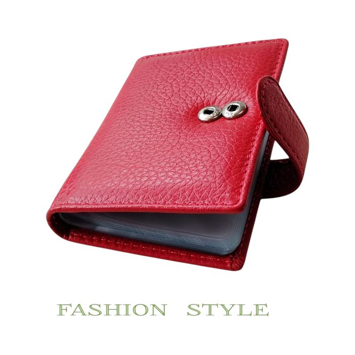 Калъф за документи и пари и книжни пари от естествена кожа