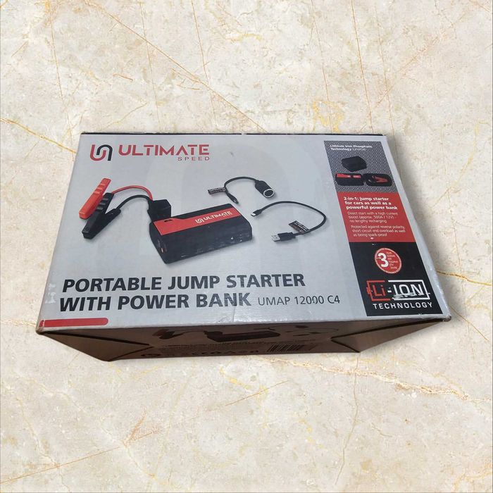Starter auto pornire  mobil cu functie de  power bank Ultimate Speed