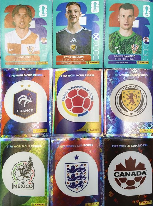 Наклейки Panini World cup 2026 обмен