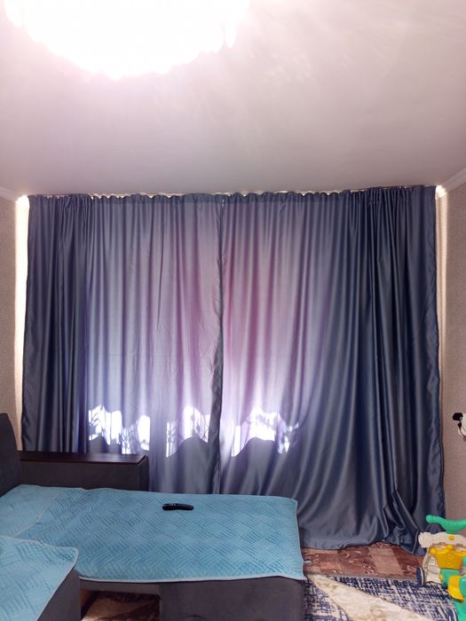 Тюль со шторами в