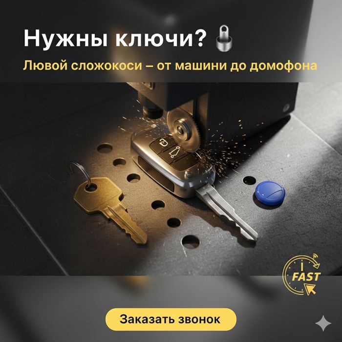 Avto eshiklarini ochish, Kalit yasash