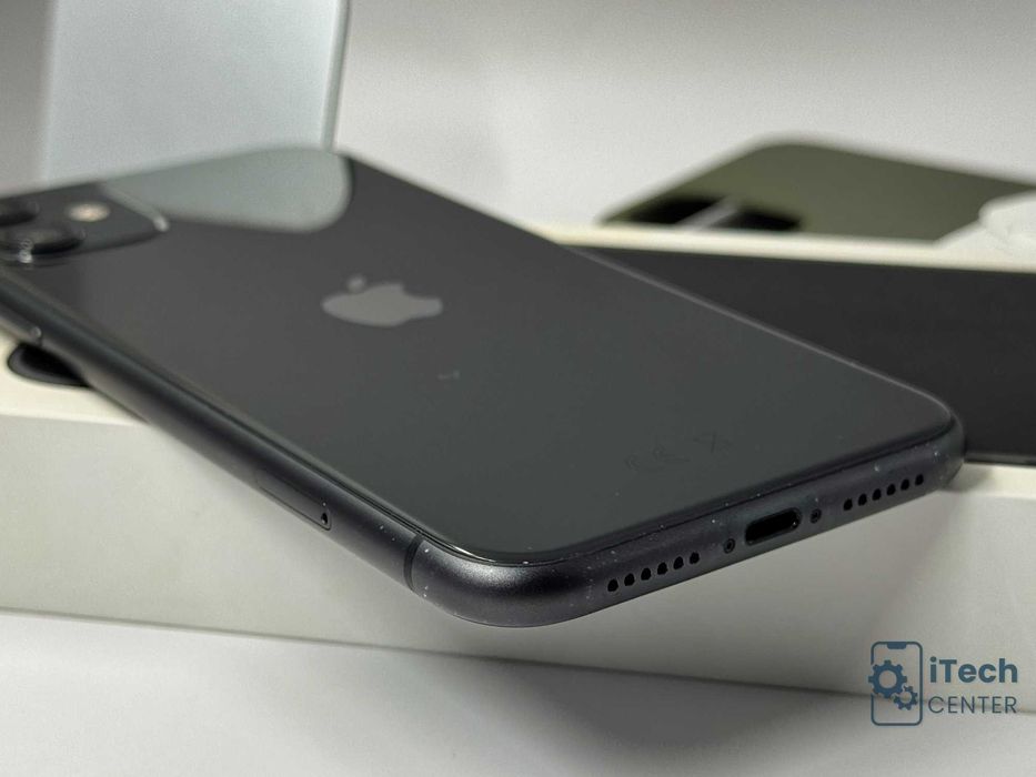 iPhone 11, 64GB, Black, 100% батерия, КАТО НОВ, 1г. ГАРАНЦИЯ!