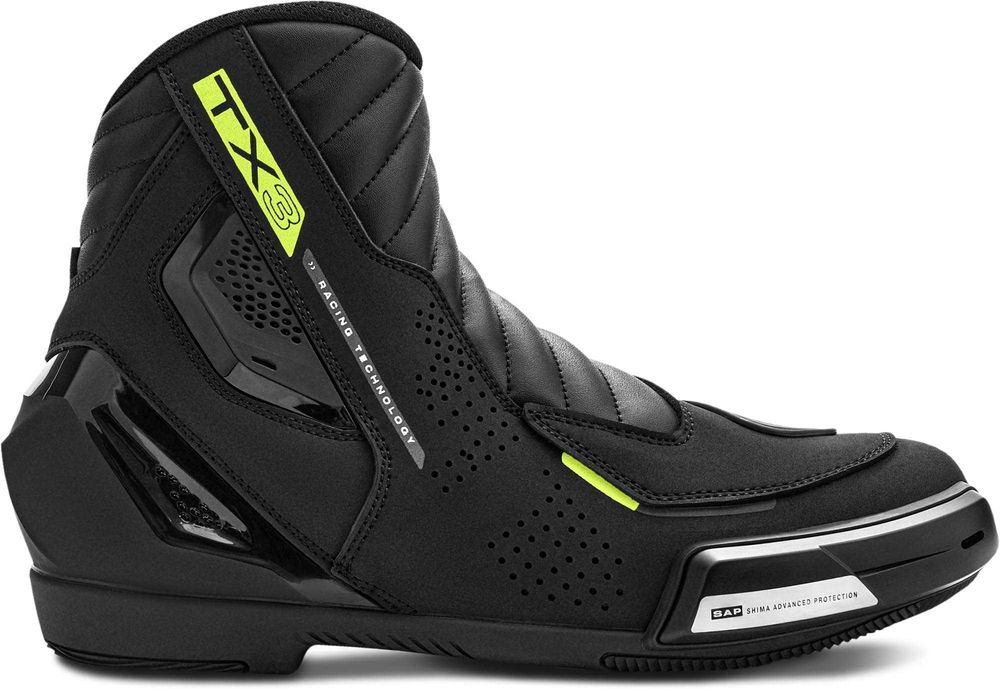 Мото боти къси ботуши SHIMA TX-3 FLUO/BLACK ,всички протектори