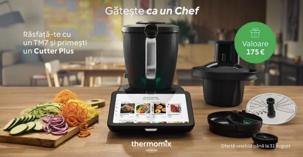 Pachet Thermomix TM7 + Cutter Plus
