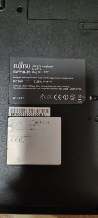 Продам ноутбук Fujitsu Amilo