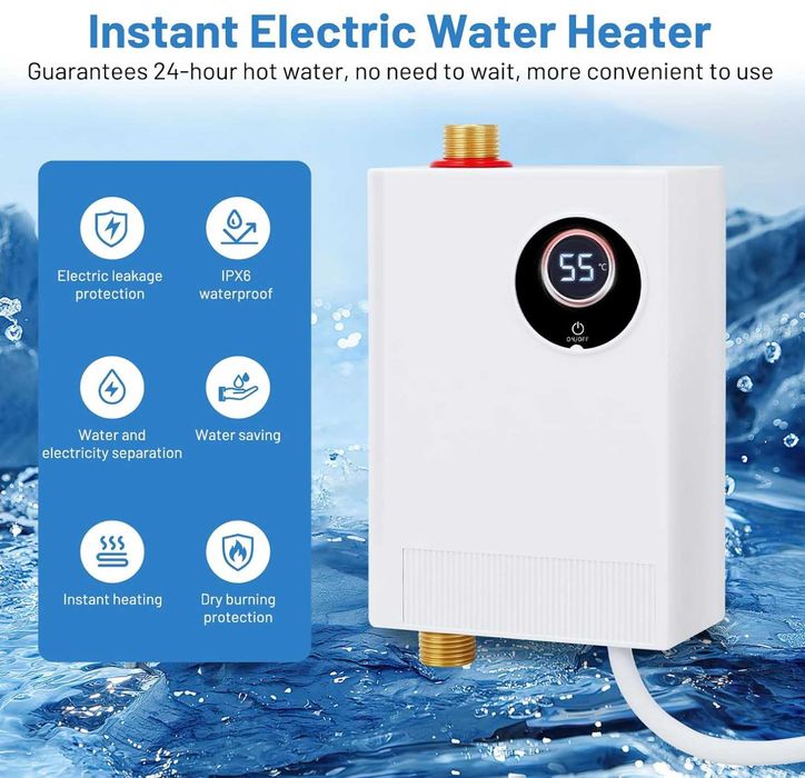 Încălzitor electronic instantaneu de apă [Clasa energetică A]