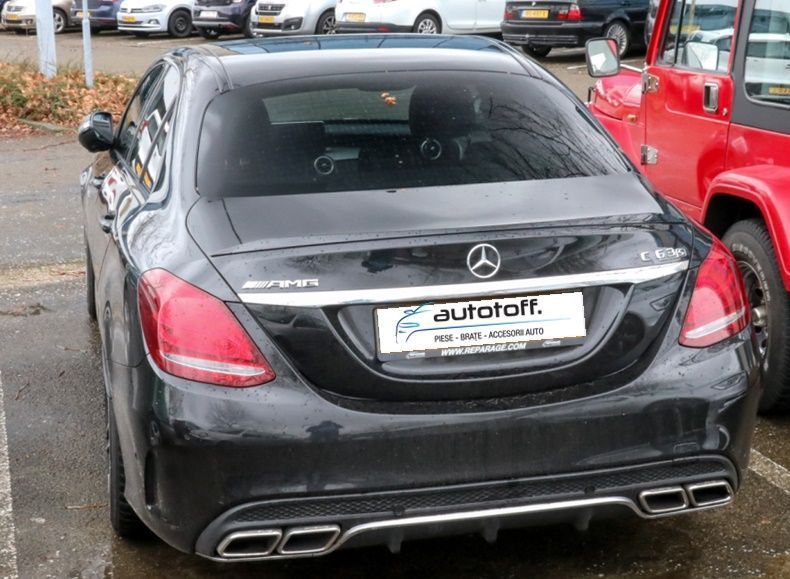 Difuzor bara spate Mercedes W205 C-Class (14-18) C63 Chrome Design