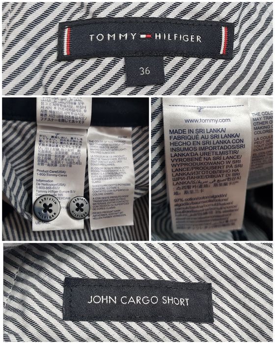 Pantaloni scurți Cargo Tommy Hilfiger, casual, navy, Nr. 36 un L/XL