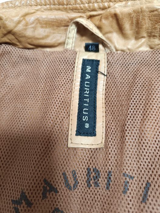 ''Mauritius''оригинално мъжко винтидж кожено яке Л размер