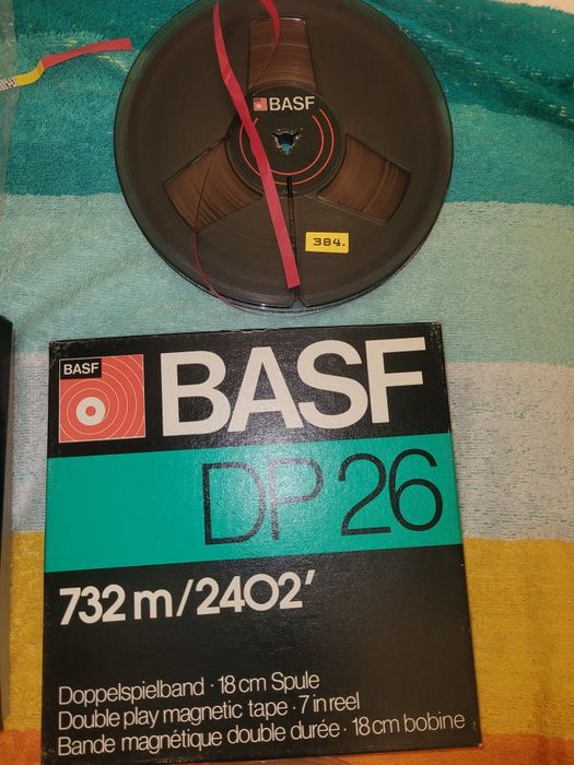 Benzi magnetofon 18cm BASF Maxell TDK