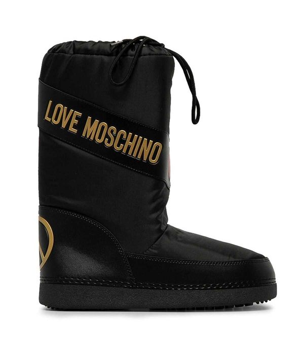 %ПРОМО%до 31.01!LOVE MOSCHINO № 37 & 38 – Дамски апрески с лого "GOLD