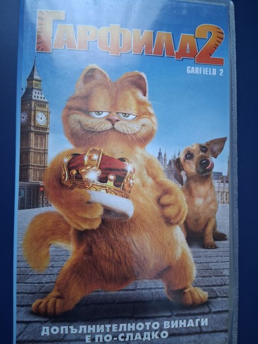 Видеокасета VHS  Гарфилд 2