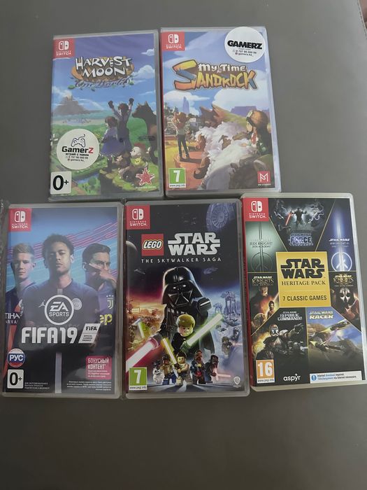 Картриджи на Nintendo Switch