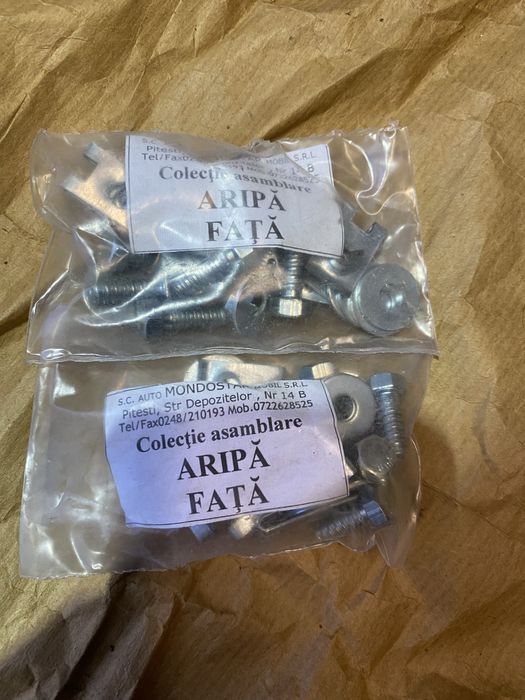 Colectie montaj aripa fata Dacia 1300 1310 papuc aro