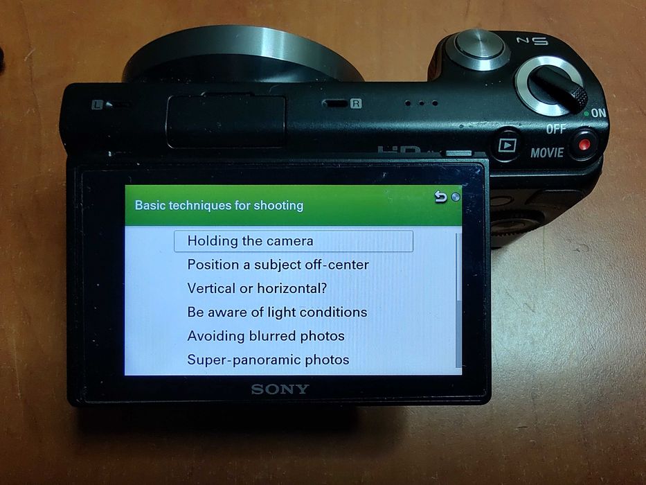 Aparat foto Sony NEX-5N 16.1MP acumulator si incarcator BODY