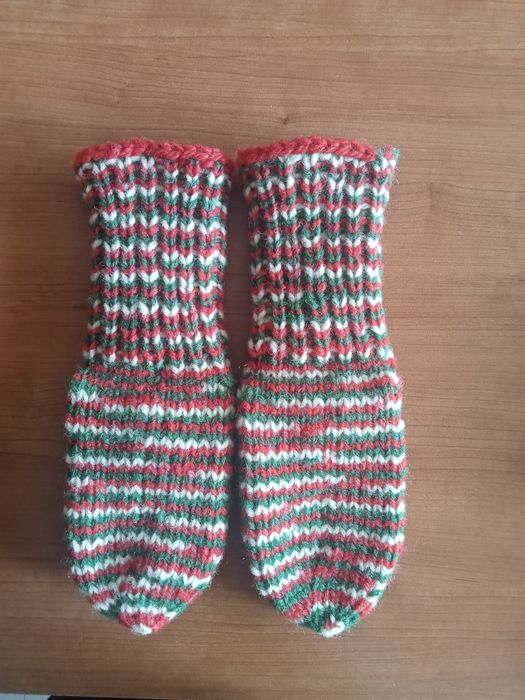 Вълнени, топли чорапки