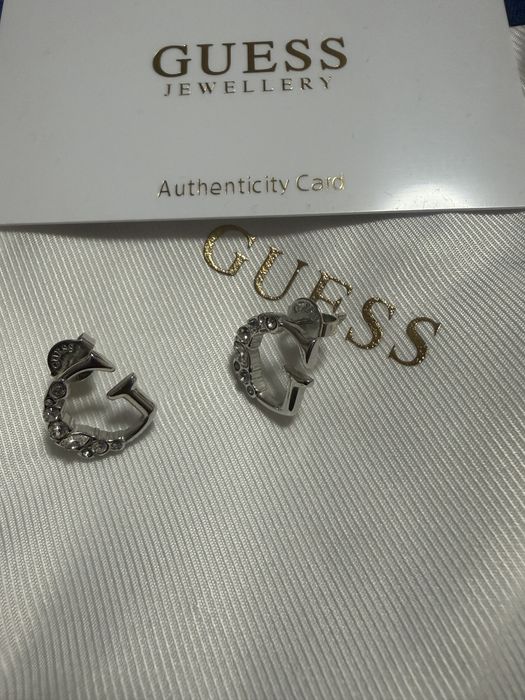 Cercei Guess originali – model G cu cristale