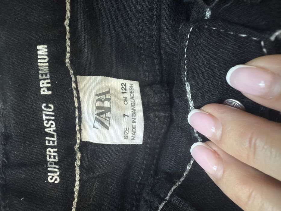 Джинсы унисекс черные детские