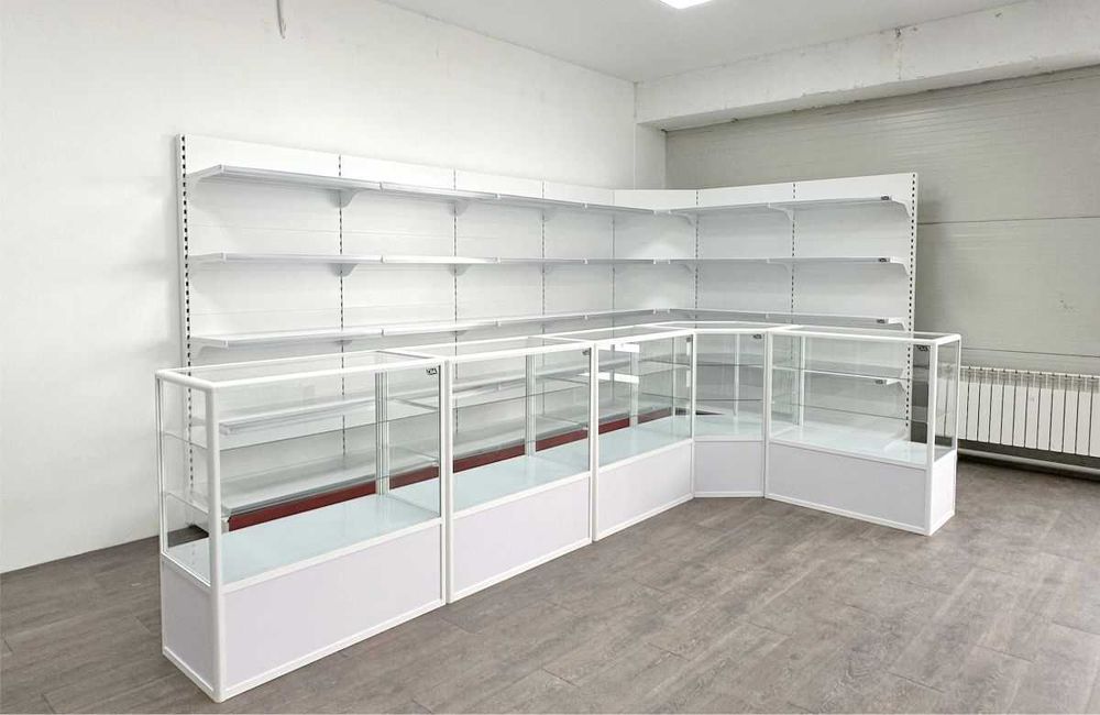 Oynaly prilavkalar, Акция, savdo uskunalari vitrinalar