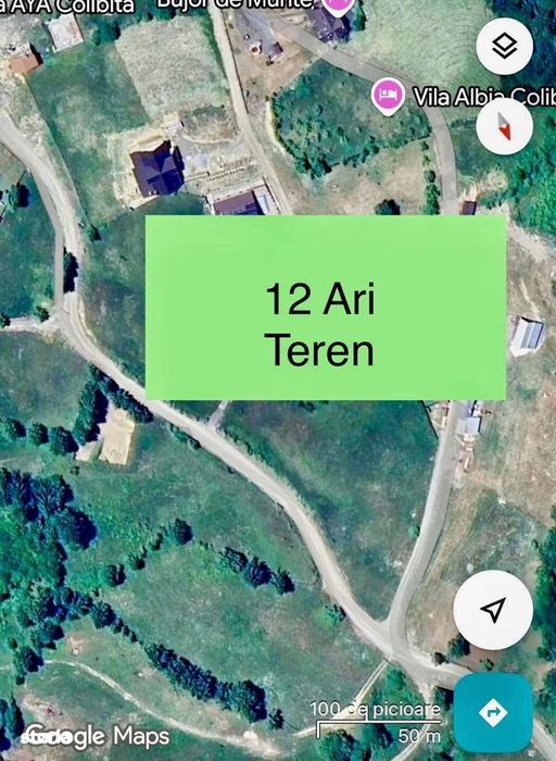 Vindem Teren in Stațiunea Colibita !
