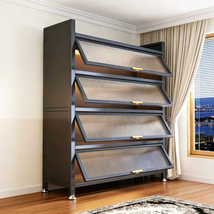 книжный шкаф для книг с верхней откидной дверцей