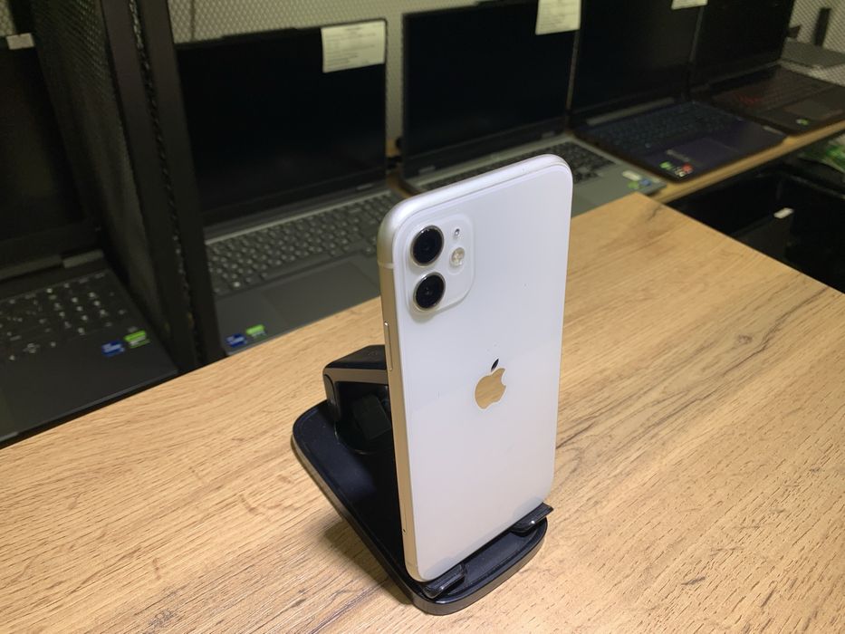 iPhone 11, 64 GB, белый, АКБ75%, 1192/А10