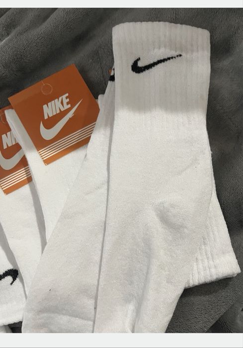 Чорапи Nike 44-46 бели над глезена