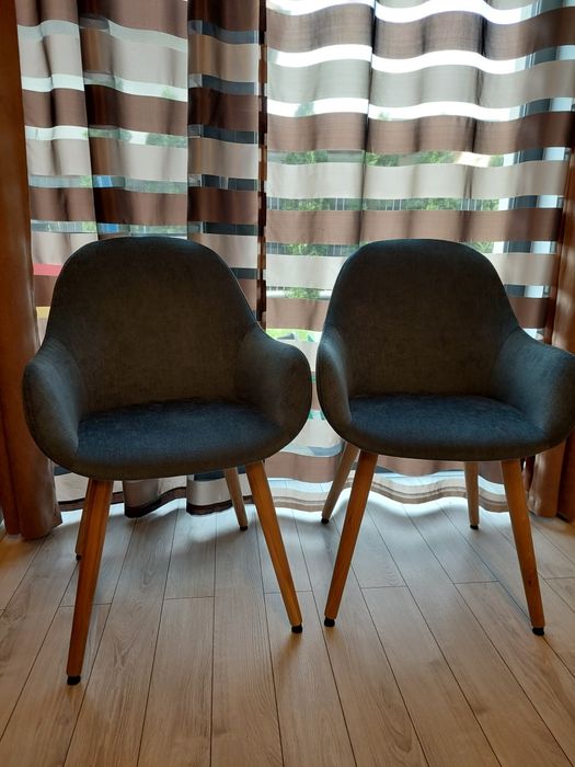 2 scaune de masa noi,culoare turcoaz