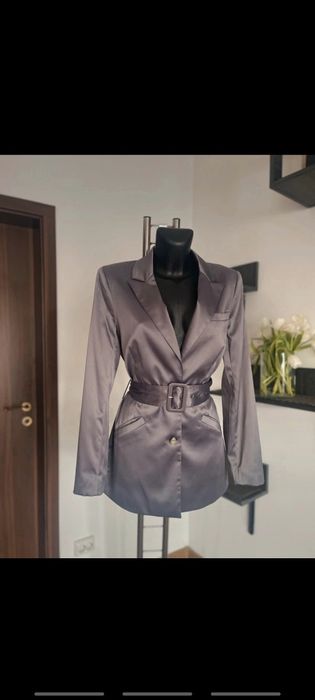 Sacou cu efect satinat