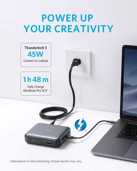 Anker PowerExpand 7-in-1 Thunderbolt 3 Mini Dock, хъб