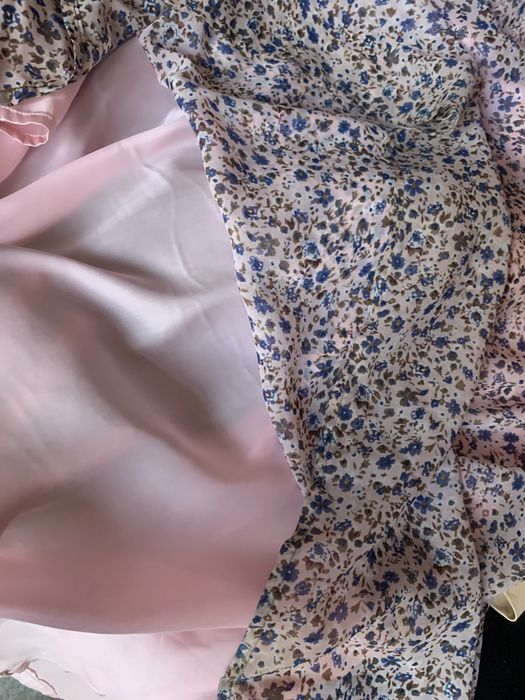 Длинное платье атласное