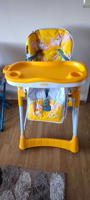 детско столче за хранене Lorelli Primo (Yellow Bear / Мечета)