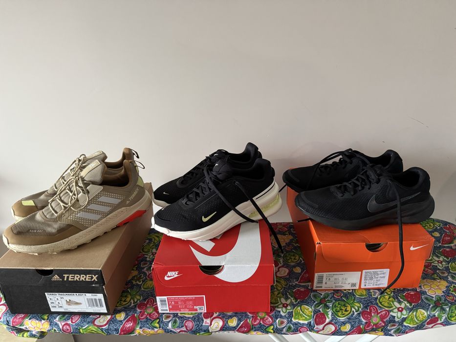 Чисто нови маркови обувки Nike Adidas