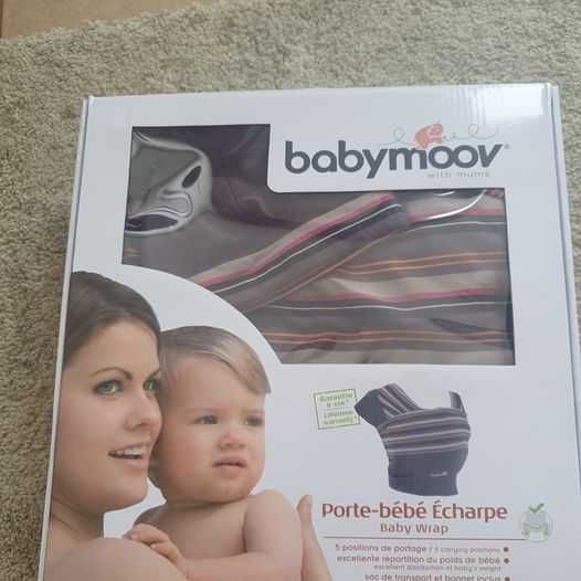 Бебешки шал-слинг от новородено до 15кг  Babymoov