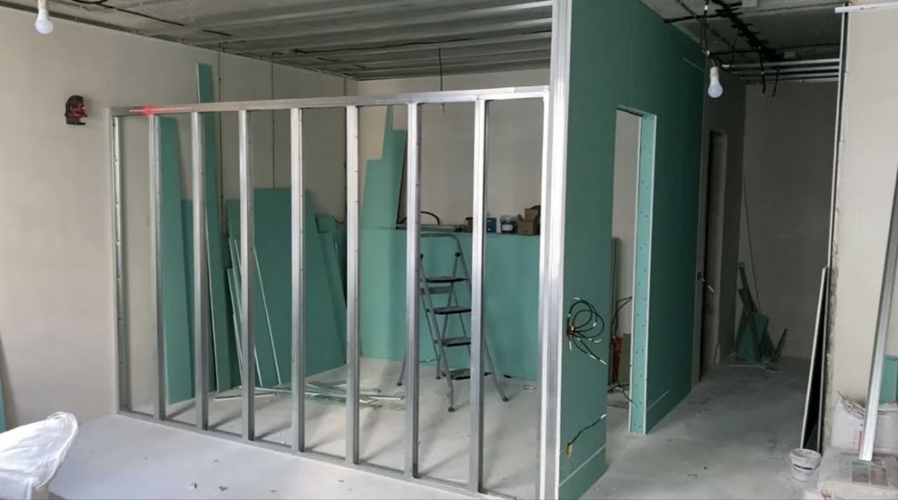 Профессиональные работы по гипсокартону