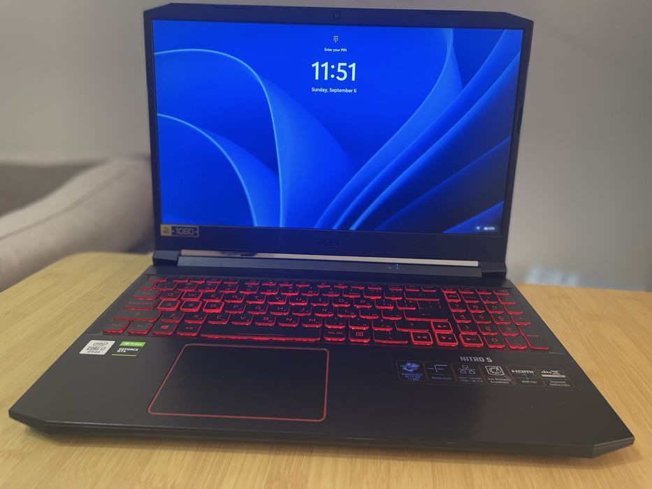 Acer Nitro 5 AN515-55 | i7-10750H | GTX 1650 Ti | 8GB RAM | 512GB SSD