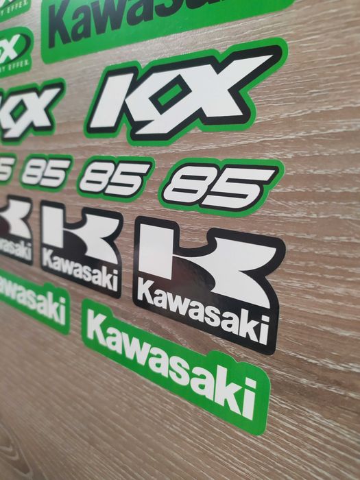 Стикери Кавазаки Kawasaki KX 85 - 20бр. /лист А4/