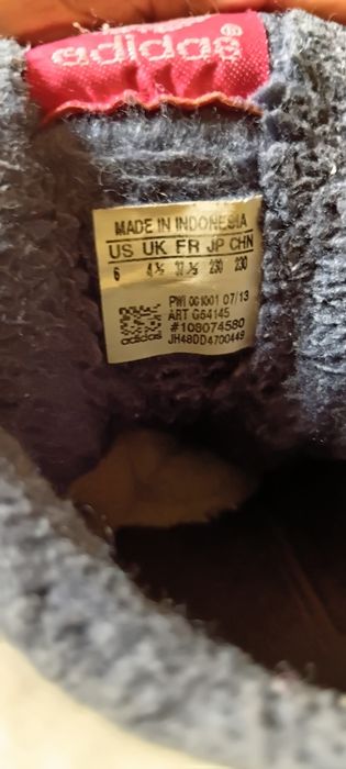 Зимние утеплённые кроссовки"аdidas".Пр-во Индонезия.