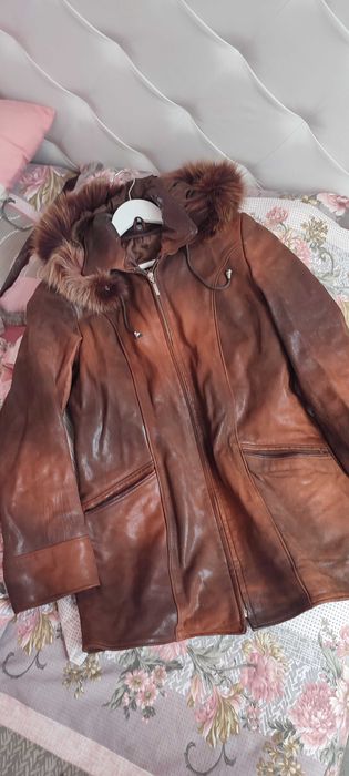 Дамско яке с лазерна обработка от ест.кожа.