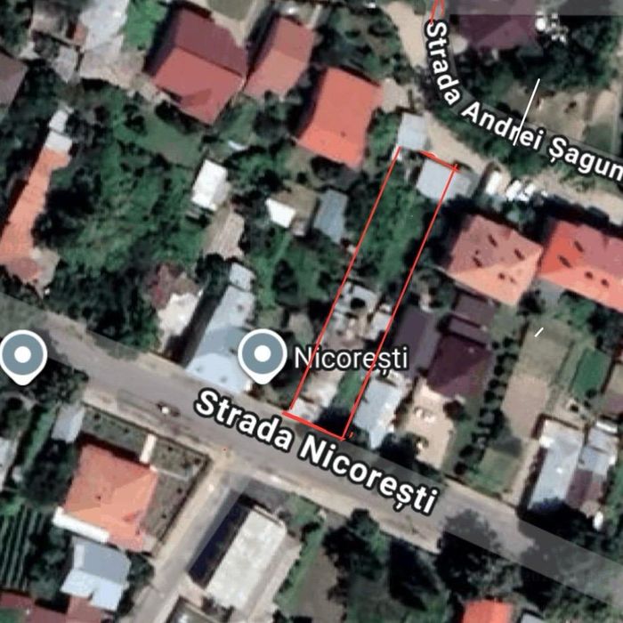 Casa Tecuci teren 670mp+anexe/2 iesiri strada Nicoresti-Andrei Saguna