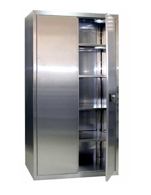 Нержавеющий металлический шкаф