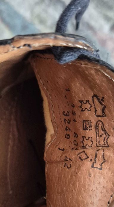 Естествена кожа Claudio Conti мъжки черни обувки тип мокасини размер42