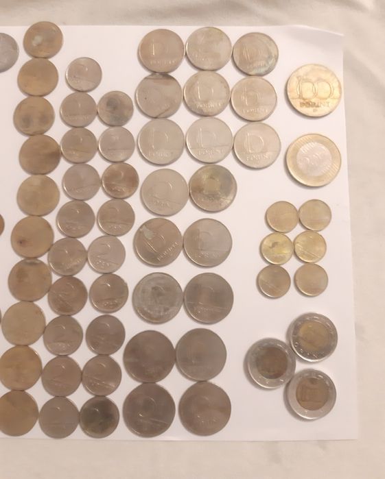 Colecții monede internaționale – Forint, Euro, România, UK – 1000 lei