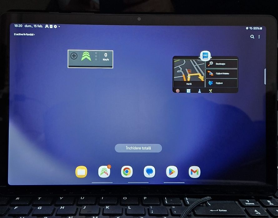 Vind Tableta Samsung A9+ cu igo primo si CamSam Plus instalat preț 799